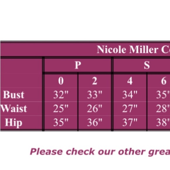 NEW! NICOLE MILLER Sequin Stretch Woven Sherbet Plum Plungjng Formal Dress SZ 4 - Picture 15 of 17